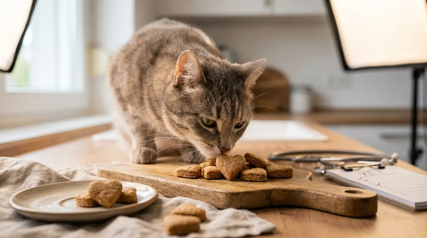 Homemade cat treats for sensitive stomachs and allergies
