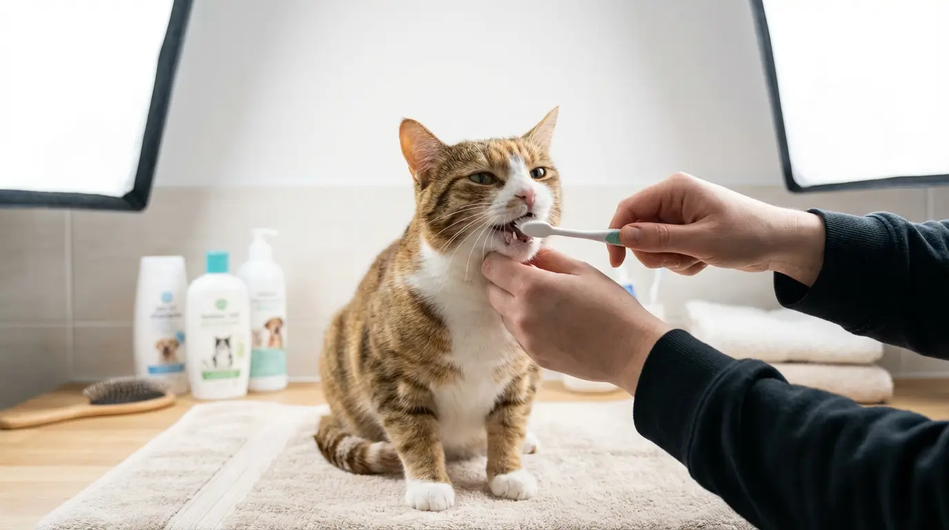 How and how often to brush your cat’s teeth