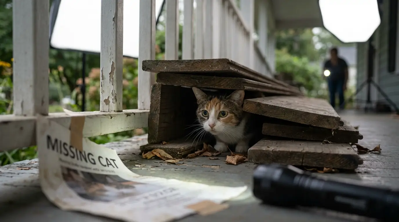 Search your home and immediate area properly