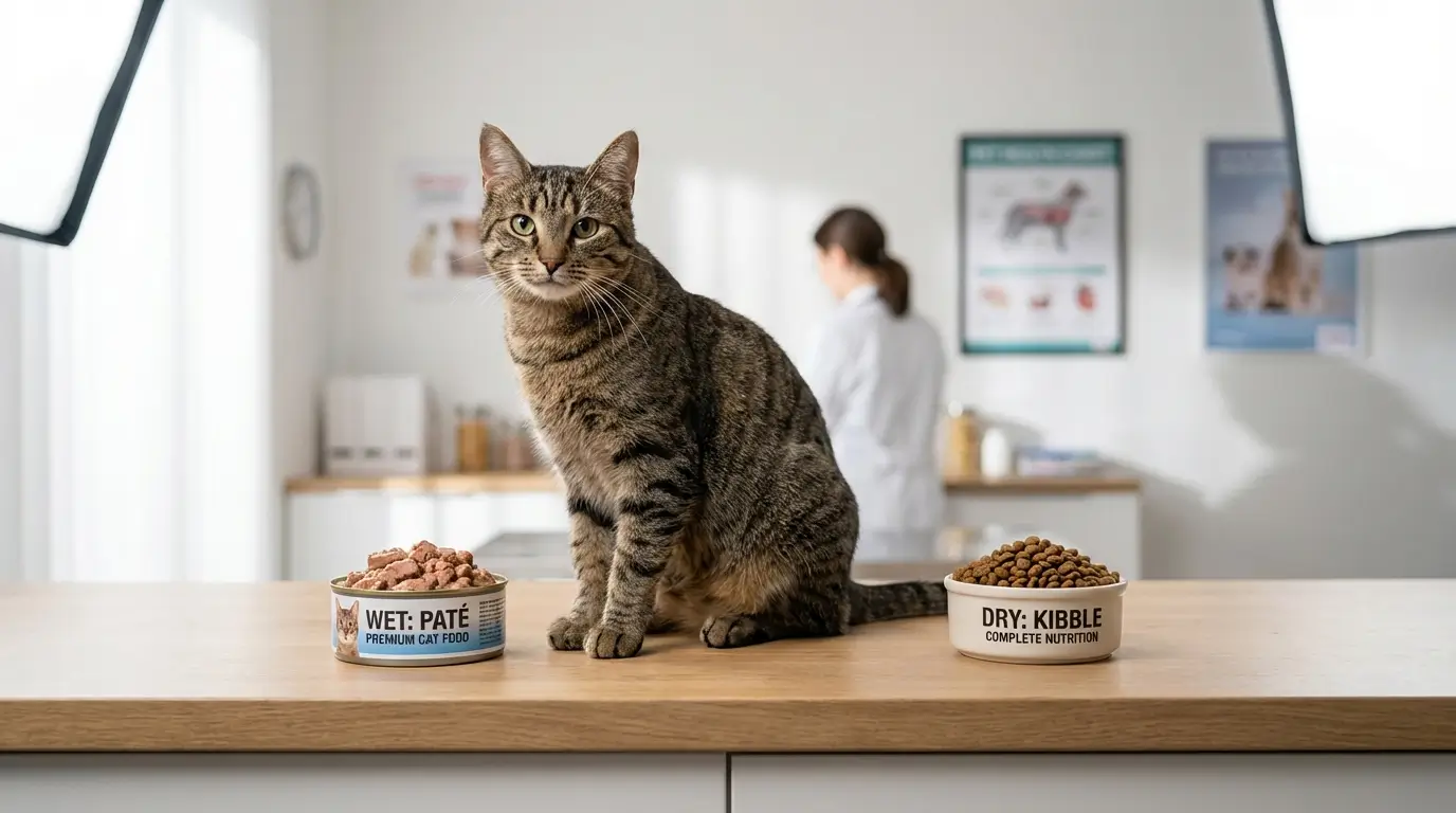 Wet vs Dry Cat Food: What Vets Say