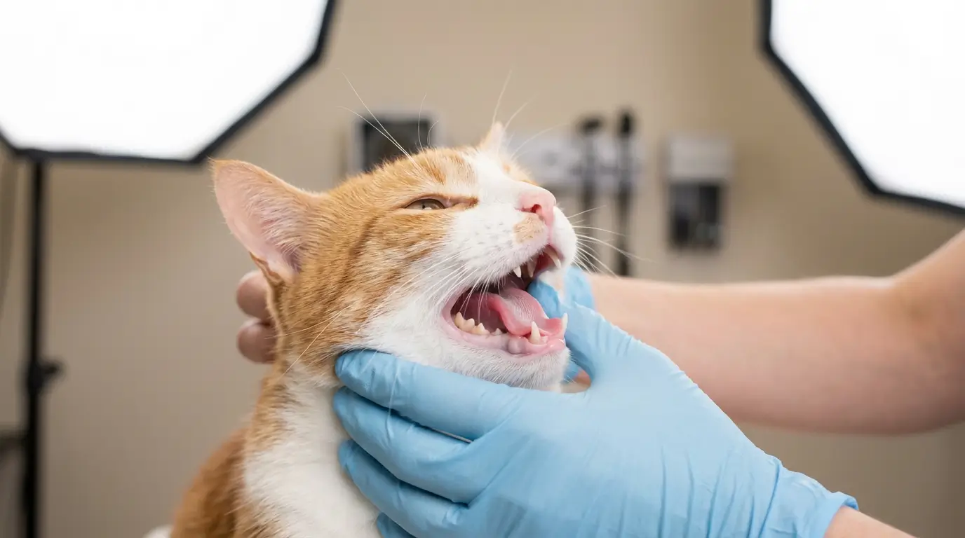 What a healthy cat mouth actually looks like